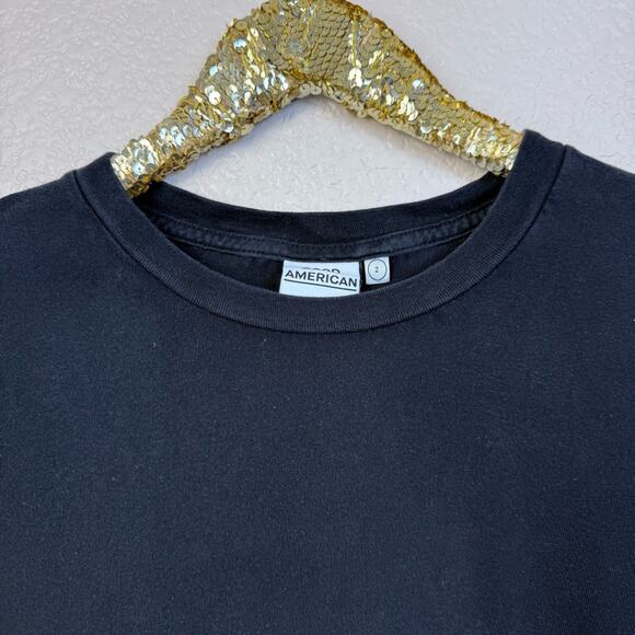 Good American • Black Long Sleeve Crop Top - Picture 6 of 13